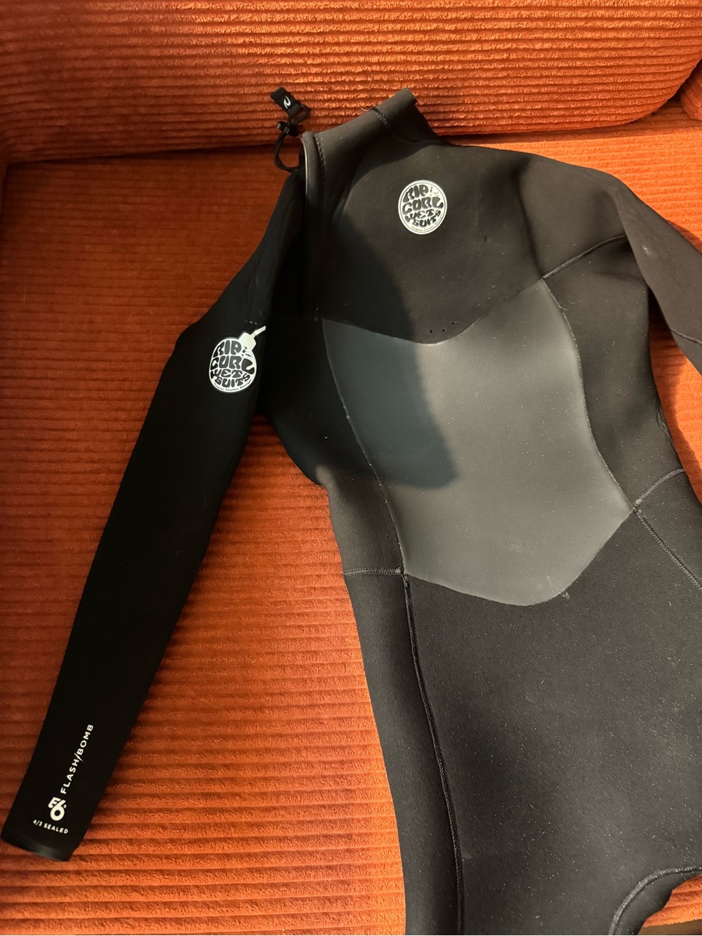 Rip Curl Black Flashbomb E6 4/3 size 8
